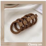  [GIAO HÀNG 7-25 NGÀY]  Classy Dây cột tóc dạng xoắn siêu êm, nhiều màu, không lo gãy rụng tóc PK1634 