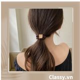  [GIAO HÀNG 7-25 NGÀY]  Classy Dây cột tóc dạng xoắn siêu êm, nhiều màu, không lo gãy rụng tóc PK1634 