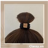  [GIAO HÀNG 7-25 NGÀY]  Classy Dây cột tóc dạng xoắn siêu êm, nhiều màu, không lo gãy rụng tóc PK1634 