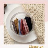  Classy Dây cột tóc siêu dai siêu bền đơn giản nhiều màu lựa chọn PK1635 