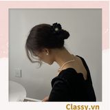  Classy Kẹp hoa đính hạt kiểu dáng sang trọng PK1640 