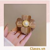  Classy Kẹp hoa đính hạt kiểu dáng sang trọng PK1640 