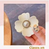  Classy Kẹp hoa đính hạt kiểu dáng sang trọng PK1640 