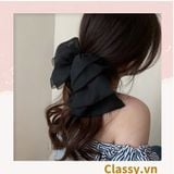  Classy Kẹp tóc đính nơ kiểu dáng sang trọng PK1641 