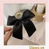  Classy Kẹp tóc đính nơ kiểu dáng sang trọng PK1642 