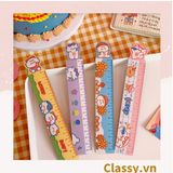  [GIAO HÀNG 7-25 NGÀY]  Thước kẻ hoạt hình dài 19 CM, có thể dùng làm thước kẻ, đánh dấu trang sách họa tiết trái cây hỗn hợp PK1645 