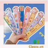  [GIAO HÀNG 7-25 NGÀY]  Thước kẻ hoạt hình dài 19 CM, có thể dùng làm thước kẻ, đánh dấu trang sách họa tiết trái cây hỗn hợp PK1645 