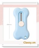  [GIAO HÀNG 7-25 NGÀY] Dao rọc giấy mini hình cục xương cute ngộ nghĩnh, 3 màu cơ bản PK1646 