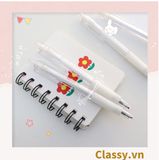  Combo 10 Bút bi mực đen trơn màu cơ bản có miếng đệm tay giảm đau tay khi sử dụng lâu PK1650 