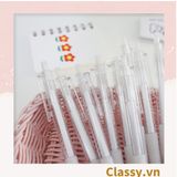  Combo 10 Bút bi mực đen trơn màu cơ bản có miếng đệm tay giảm đau tay khi sử dụng lâu PK1650 