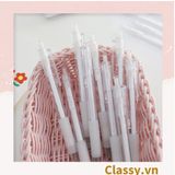  Combo 10 Bút bi mực đen trơn màu cơ bản có miếng đệm tay giảm đau tay khi sử dụng lâu PK1650 