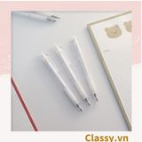  Classy Bút bi mực đen trơn màu cơ bản có miếng đệm tay giảm đau tay khi sử dụng lâu PK1650 