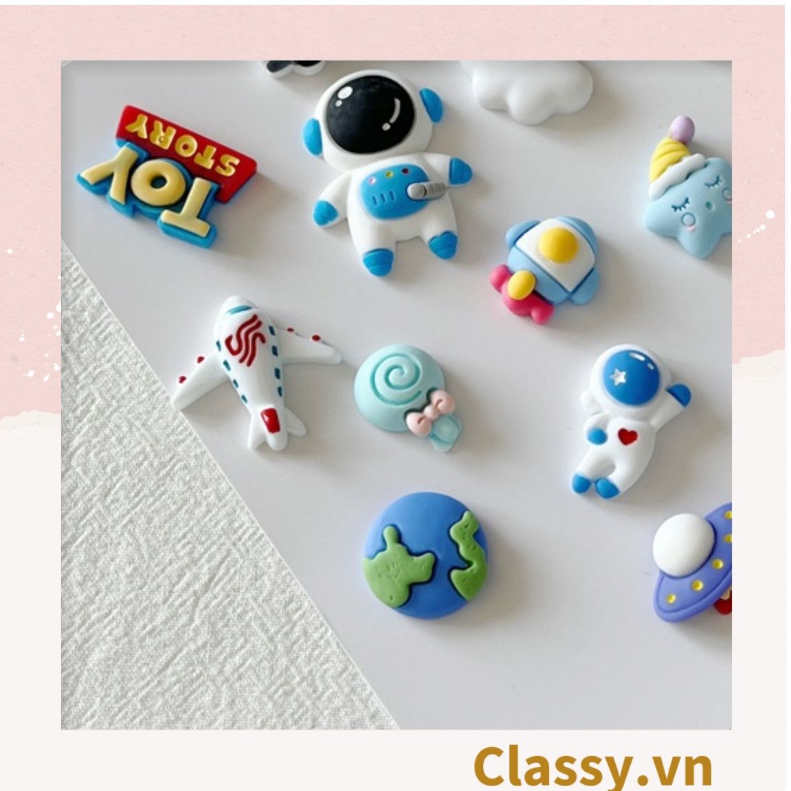  [GIAO HÀNG 7-25 NGÀY]  Classy Miếng Magnet trang trí tủ lạnh, bàn học, máy tính, điện thoại nhiều hình thù hoạt hình ngộ nghĩnh PK1651 