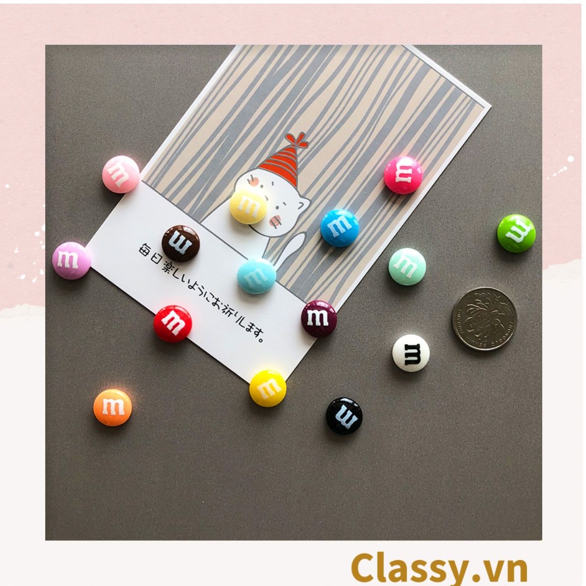  [GIAO HÀNG 7-25 NGÀY]  Classy Miếng Magnet trang trí tủ lạnh, bàn học, máy tính, điện thoại nhiều hình thù hoạt hình ngộ nghĩnh PK1651 