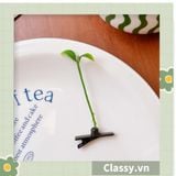  [GIAO HÀNG 7-25 NGÀY]  Classy Kẹp tóc tinh nghịch hình mầm đậu xanh đơn giản tinh nghịch dùng để tặng bạn bè, làm đồ chơi hot tiktok PK1680 