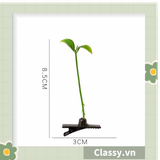  [GIAO HÀNG 7-25 NGÀY]  Classy Kẹp tóc tinh nghịch hình mầm đậu xanh đơn giản tinh nghịch dùng để tặng bạn bè, làm đồ chơi hot tiktok PK1680 