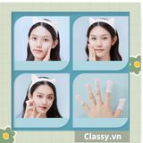  120 miếng Bông Tẩy Trang Cotton Pads Classy chất liệu Cotton bỏ túi du lịch tiện lợi đựng trong hộp nhựa PK1684 