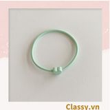  [GIAO HÀNG 7-25 NGÀY]  Combo 7 chiếc Classy Dây Cột Tóc Co Giãn Hình Trái Tim Dễ Thương Thời Trang Cho Nữ PK1696 