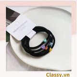  Combo 7 chiếc Classy Dây Cột Tóc Co Giãn Hình Trái Tim Dễ Thương Thời Trang Cho Nữ PK1696 