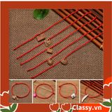  Combo 10 Vòng Tay Chỉ Đỏ May Mắn Nhiều Mẫu, Vòng Tay Phong Thủy Làm Quà Tặng, Vòng Đôi PK1698 