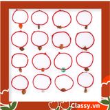 Combo 10 Vòng Tay Chỉ Đỏ May Mắn Nhiều Mẫu, Vòng Tay Phong Thủy Làm Quà Tặng, Vòng Đôi PK1698 