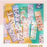 [GIAO HÀNG 7-4515 NGÀY]  Classy Sticker Hoạt Hình Lấp Lánh Xinh Xắn Theo Phong Cách Hàn Quốc PK1700 