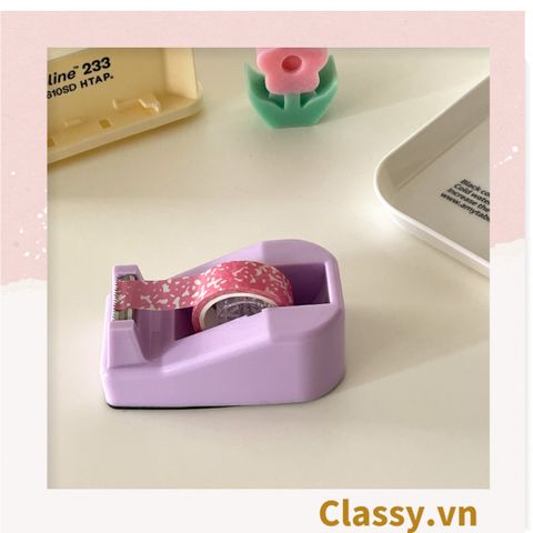  Bàn Cắt Băng Keo Để Bàn, Dùng Cho Băng Keo nhỏ 1Cm - 5Cm màu pastel PK1707 