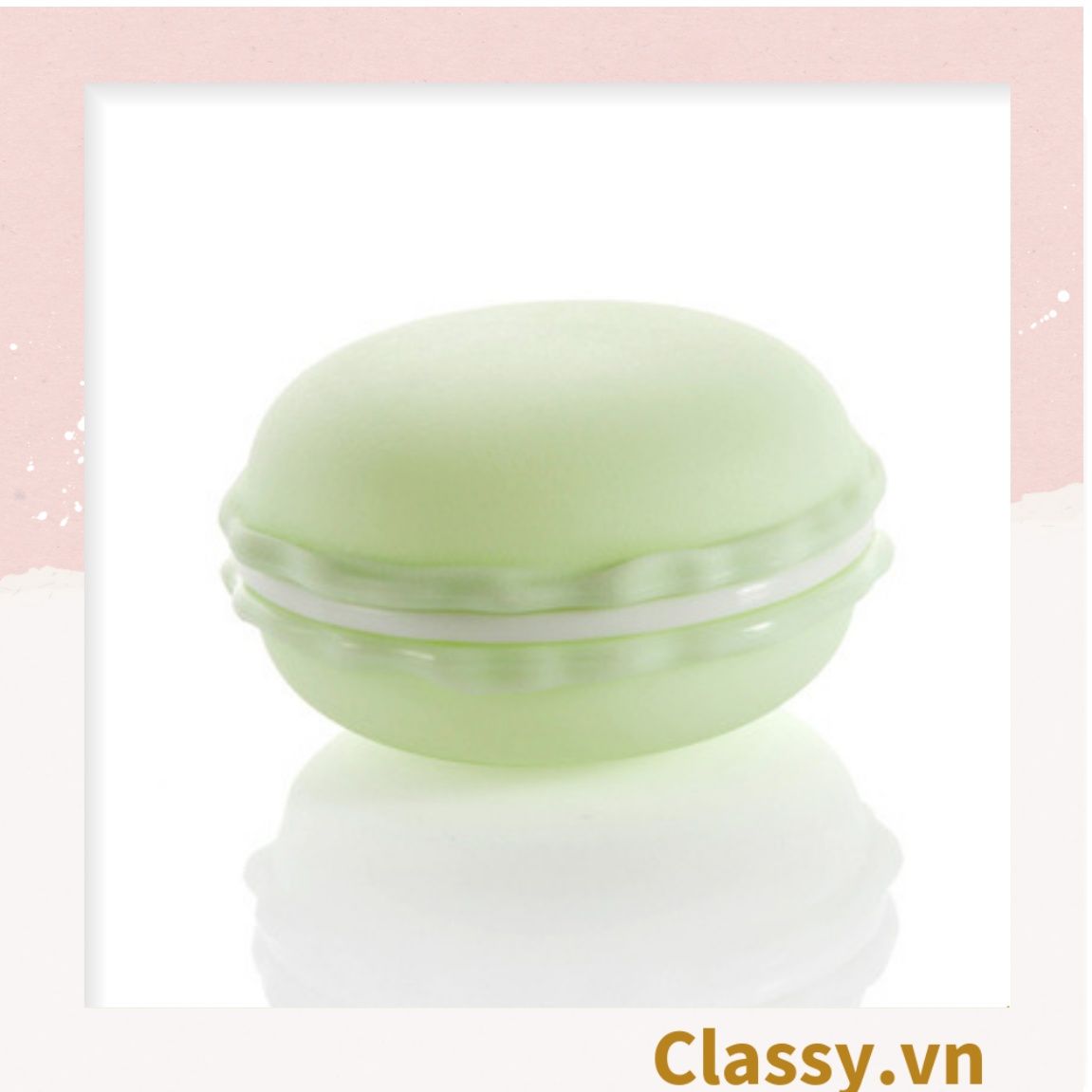 [GIAO HÀNG 7-25 NGÀY]  Hộp đựng trang sức, bông tai khuyên tai hoặc phụ kiện hoặc tai nghe hình bánh Macaron PK1713 