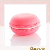  [GIAO HÀNG 7-25 NGÀY]  Hộp đựng trang sức, bông tai khuyên tai hoặc phụ kiện hoặc tai nghe hình bánh Macaron PK1713 