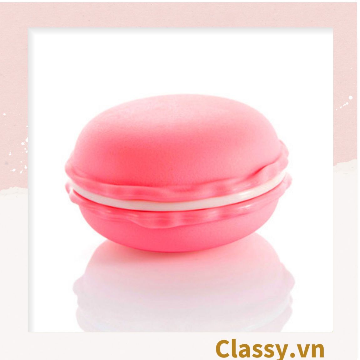  [GIAO HÀNG 7-25 NGÀY]  Hộp đựng trang sức, bông tai khuyên tai hoặc phụ kiện hoặc tai nghe hình bánh Macaron PK1713 