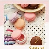  [GIAO HÀNG 7-25 NGÀY]  Hộp đựng trang sức, bông tai khuyên tai hoặc phụ kiện hoặc tai nghe hình bánh Macaron PK1713 