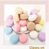  [GIAO HÀNG 7-25 NGÀY]  Hộp đựng trang sức, bông tai khuyên tai hoặc phụ kiện hoặc tai nghe hình bánh Macaron PK1713 