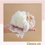  [GIAO HÀNG 7-25 NGÀY]  COMBO 100 Bông tắm tạo bọt nhà tắm 2 màu kích thước lớn phù hợp vệ sinh cơ thể hàng ngày PK1717 