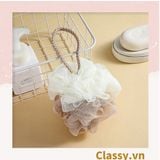  [GIAO HÀNG 7-25 NGÀY]  COMBO 100 Bông tắm tạo bọt nhà tắm 2 màu kích thước lớn phù hợp vệ sinh cơ thể hàng ngày PK1717 