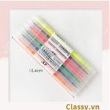  [GIAO HÀNG 7-25 NGÀY] Combo 50 Bộ 6 màu Bút màu highlighter pastel, hỗ trợ học tập làm việc hiệu quả cho học sinh sinh viên nhân viên văn phòng PK1718 