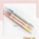  Bộ 6 màu Bút màu highlighter pastel, hỗ trợ học tập làm việc hiệu quả cho học sinh sinh viên nhân viên văn phòng PK1718 