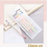  [GIAO HÀNG 7-25 NGÀY] Combo 50 Bộ 6 màu Bút màu highlighter pastel, hỗ trợ học tập làm việc hiệu quả cho học sinh sinh viên nhân viên văn phòng PK1718 