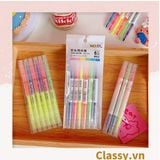  [GIAO HÀNG 7-25 NGÀY] Combo 50 Bộ 6 màu Bút màu highlighter pastel, hỗ trợ học tập làm việc hiệu quả cho học sinh sinh viên nhân viên văn phòng PK1718 
