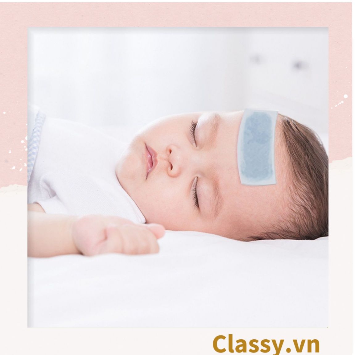  [GIAO HÀNG 7-25 NGÀY] COMBO 500 Miếng Dán Giảm Nhiệt Làm mát Cơ Thể Cho Mùa hè Miếng dán giảm nóng (1 miếng) Classy PK1722 