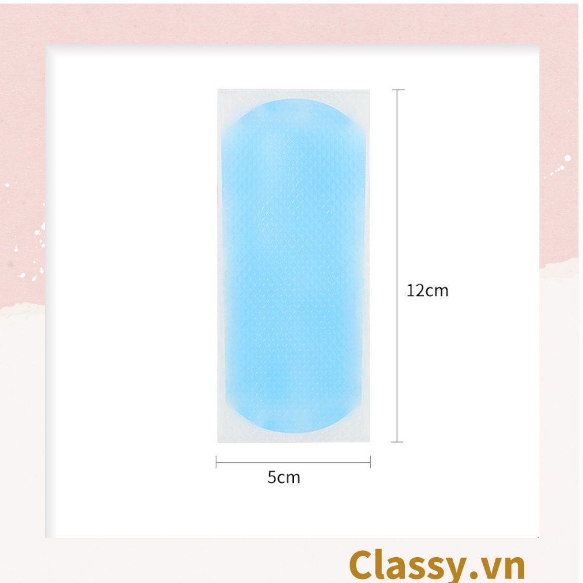  Miếng Dán Giảm Nhiệt Làm mát Cơ Thể Cho Mùa hè Miếng dán giảm nóng (1 miếng) Classy PK1722 