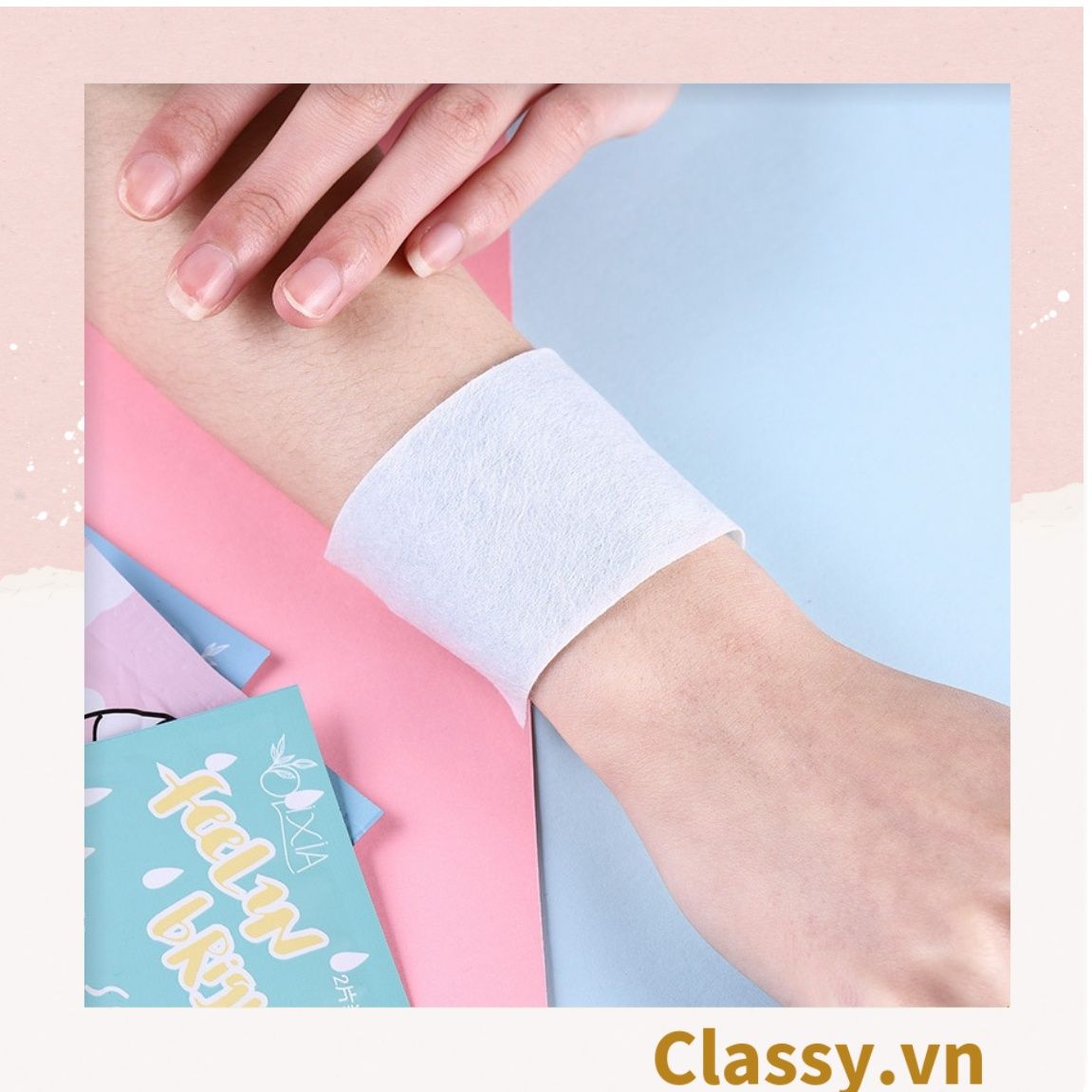  [GIAO HÀNG 7-25 NGÀY] COMBO 500 Miếng Dán Giảm Nhiệt Làm mát Cơ Thể Cho Mùa hè Miếng dán giảm nóng (1 miếng) Classy PK1722 