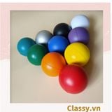  Bóng cao su cầm tay, bóng đồ chơi đàn hồi cao cấp  trơn màu PK1726 Dễ dàng chơi trên biển, thú cưng, trẻ con, cho lớp học, team building 