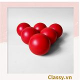  Bóng cao su cầm tay, bóng đồ chơi đàn hồi cao cấp  trơn màu PK1726 Dễ dàng chơi trên biển, thú cưng, trẻ con, cho lớp học, team building 