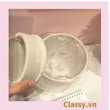  [GIAO HÀNG 7-25 NGÀY] (THÙNG TRƠN) Thùng rác mini, hộp đựng nhỏ hình chiếc xô để bàn học bàn làm việc có nắp đậy tiện lợi PK1732 