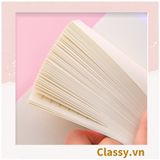  Sổ tay ghi chép A6  60 trang bìa trong suốt Classy- Giấy kẻ ngang chống lóa mắt họa tiết hoa vintage PK1744 