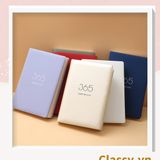  Sổ bìa da - Classy Notebook ghi chép A5 lập kế hoạch theo tuần, tháng năm ghi chữ 365 MAKE MY DAY - 128 trang bìa tối giản- PK1749 