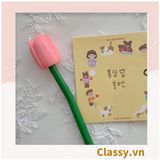  Bút bi, bút gel mực đen mô phỏng hoa tulip PK1768 