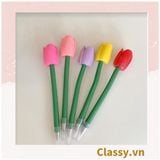  Bút bi, bút gel mực đen mô phỏng hoa tulip PK1768 