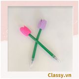  Bút bi, bút gel mực đen mô phỏng hoa tulip PK1768 