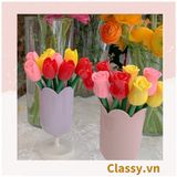  Classy Bút bi, bút gel mực đen mô phỏng hoa tulip PK1768 